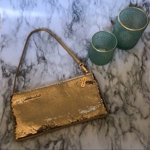 Whiting & Davis Gold Mesh Evening Handbag
